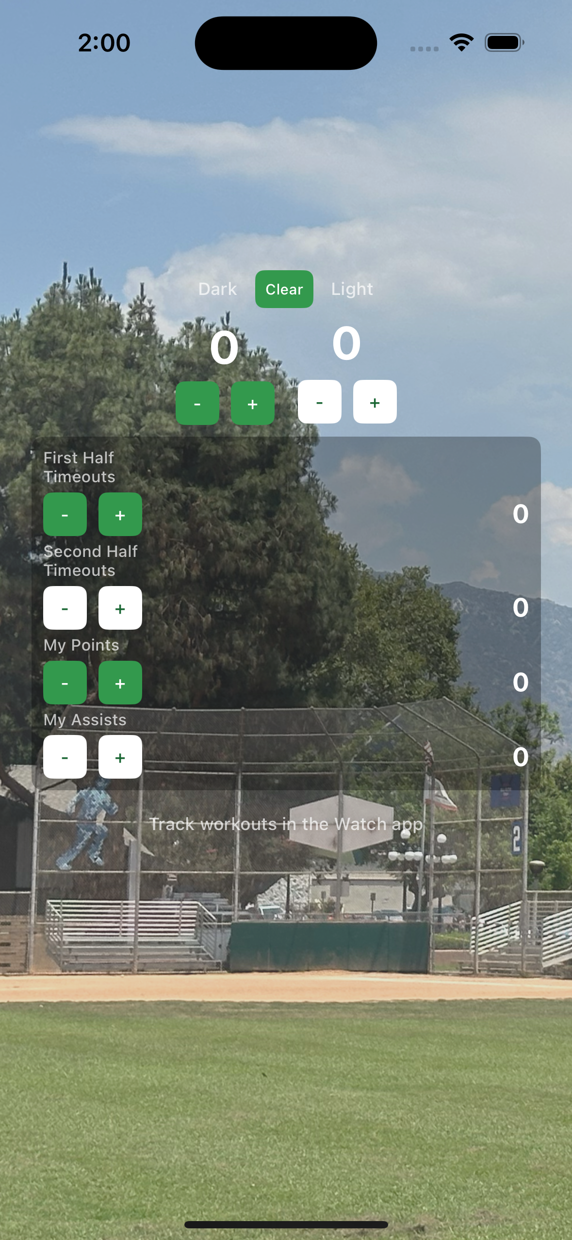 Ultimate Scorekeeper on iPhone