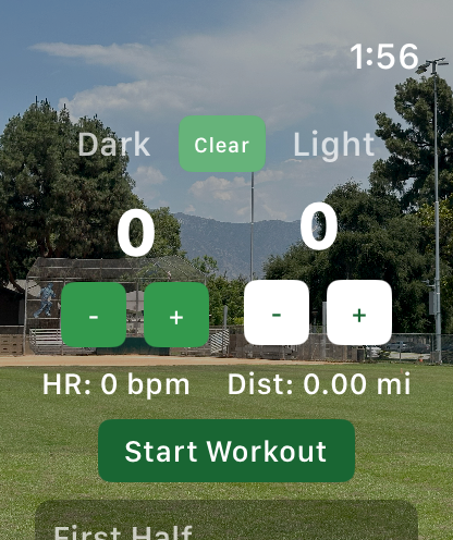 Ultimate Scorekeeper on Apple Watch